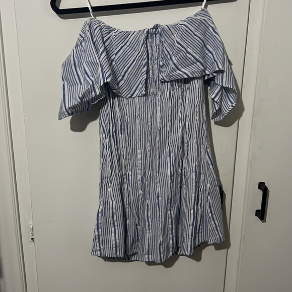 Blue Striped Sun Dress - Picture 4 of 4